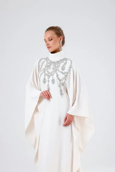 Diamond Kaftan – Cream, photo 2