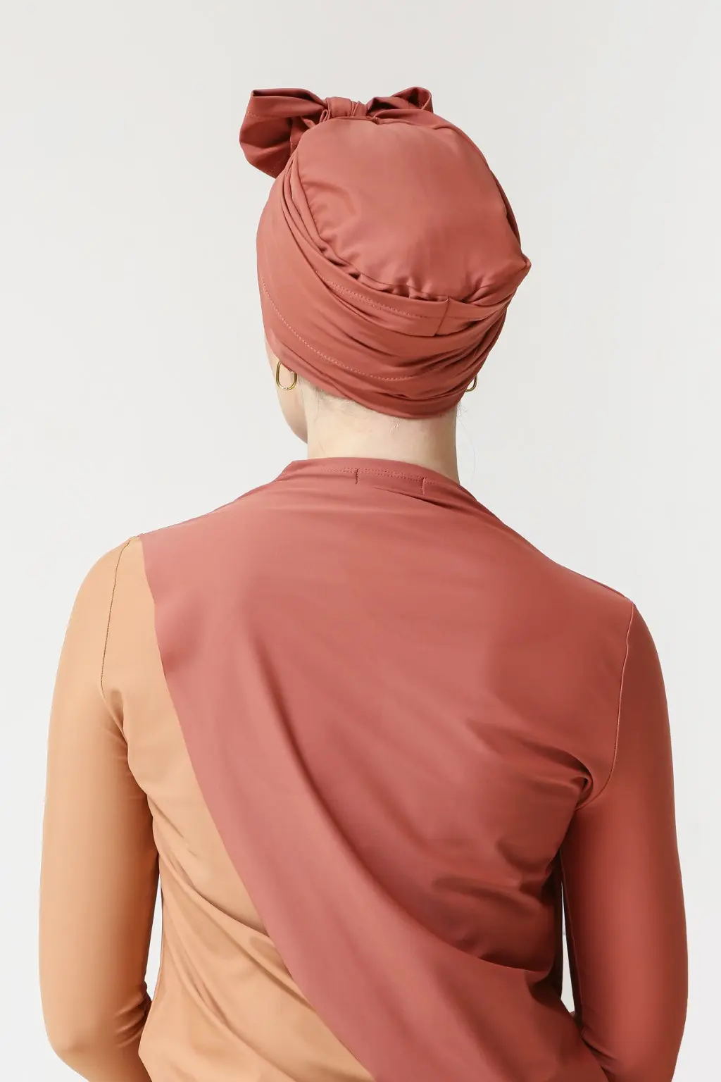 Self-tie Turban - Clay, photo 2
