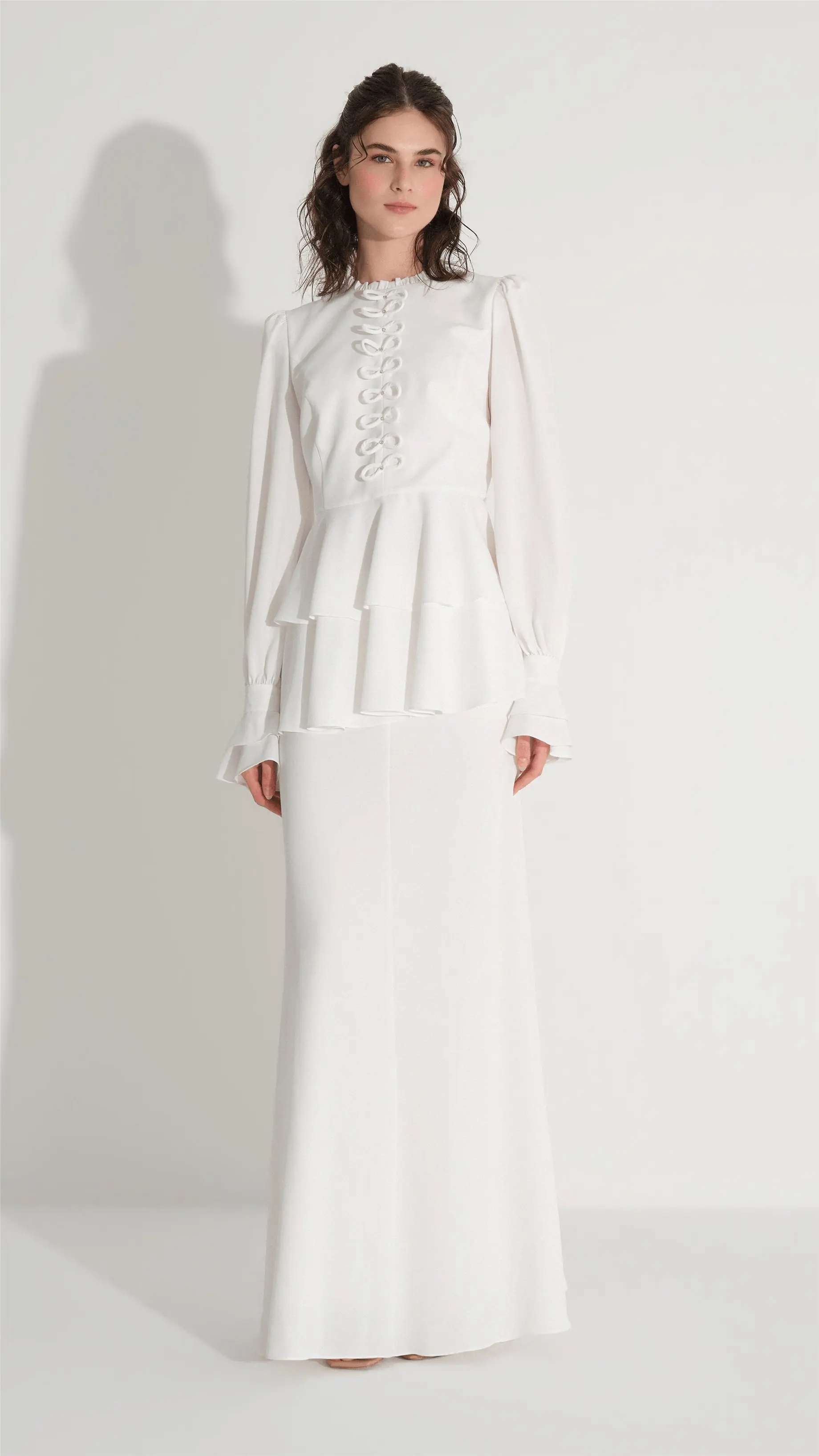 Bow Detail Set – White