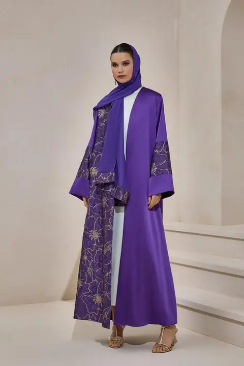 Vera Abaya Set Purple, photo 3