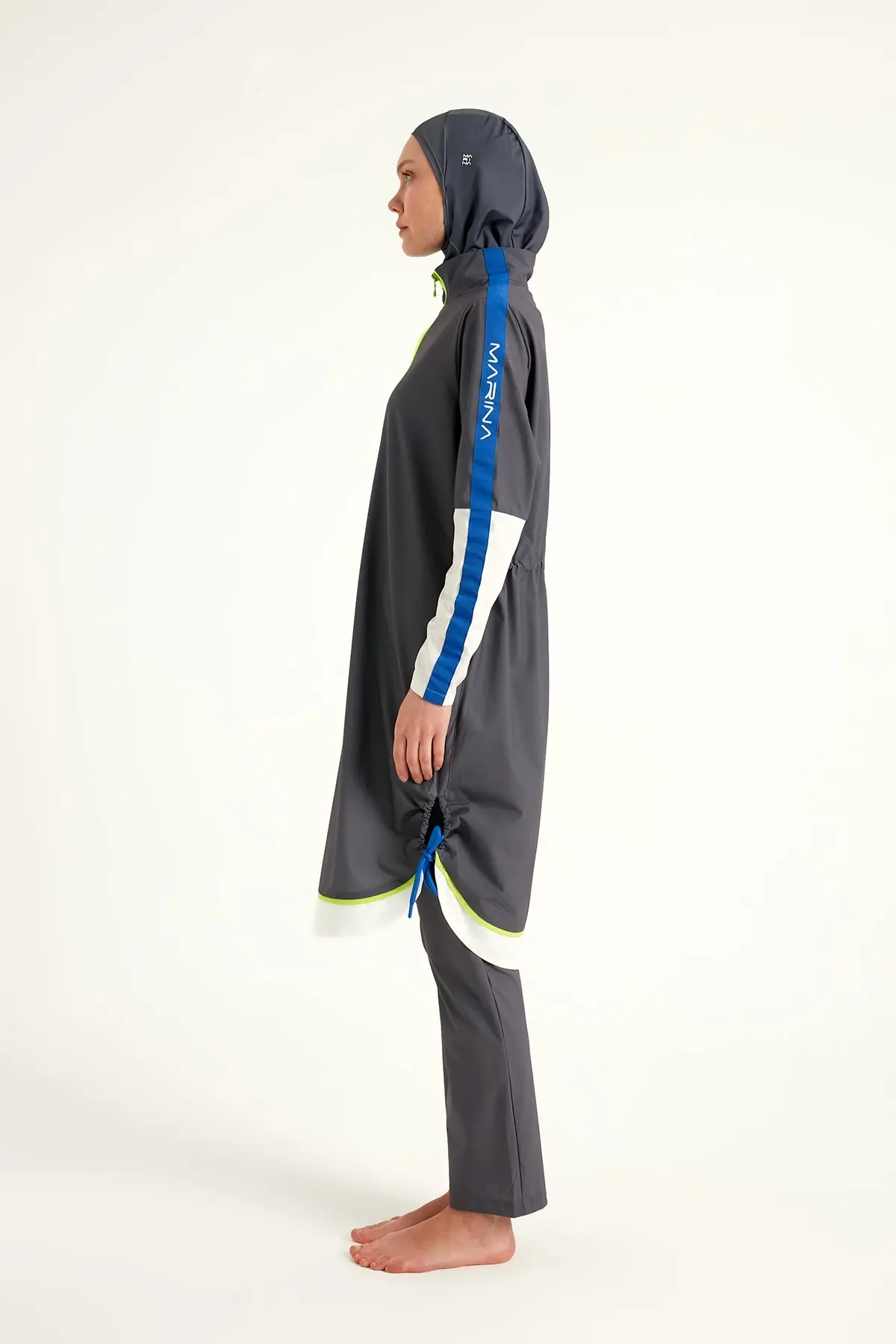 Full Coverage Modest Swimwear Burkini Set - Fume, photo 7