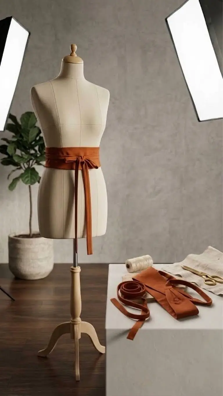 SEMA — Crêpe Obi Wrap Belt, photo 2