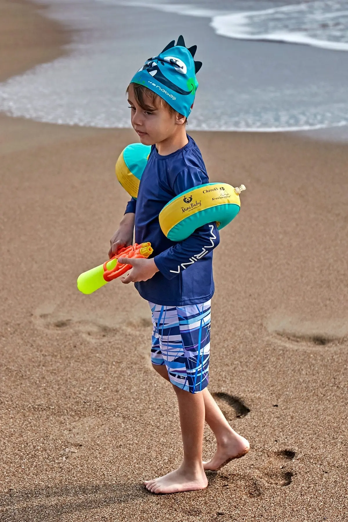 Woven Navy Boys Shorts B2430, photo 2