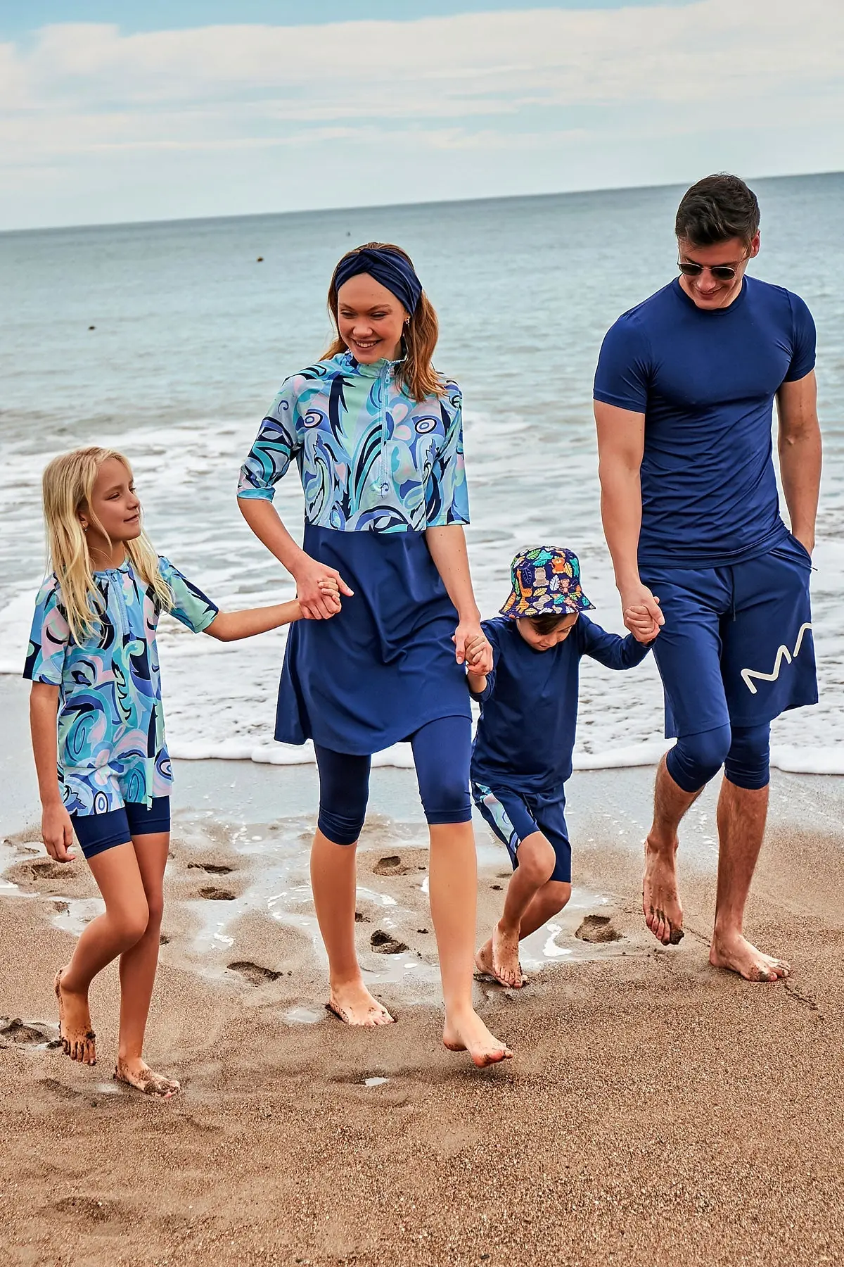 Woven Navy Half Coverage Swimsuit M2460, photo 2