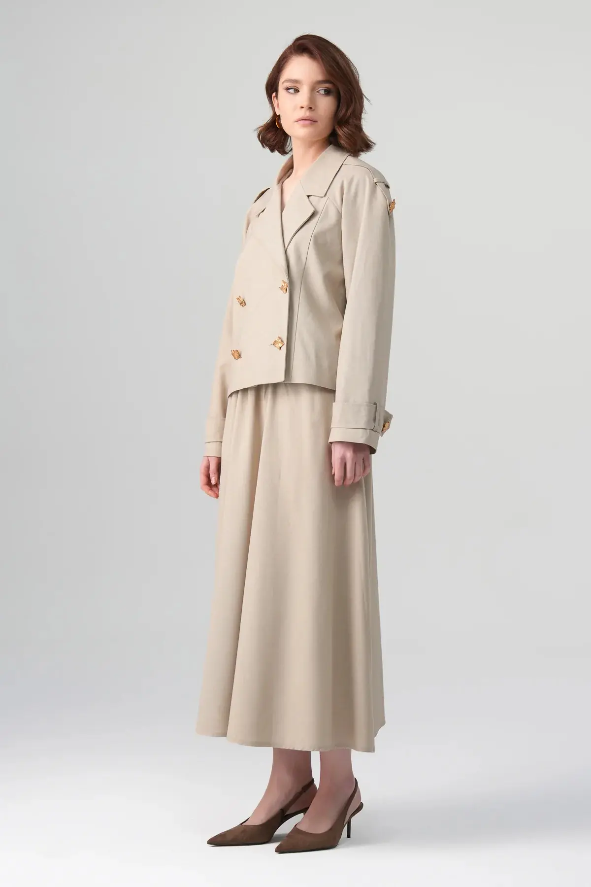 Sare Mini Trench Set – Beige, photo 6