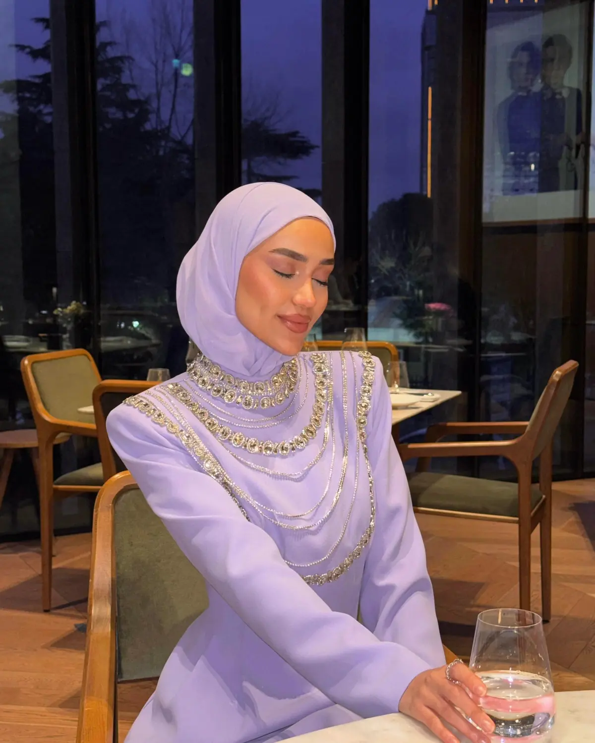 Menta Clara Dress — Lila, photo 5