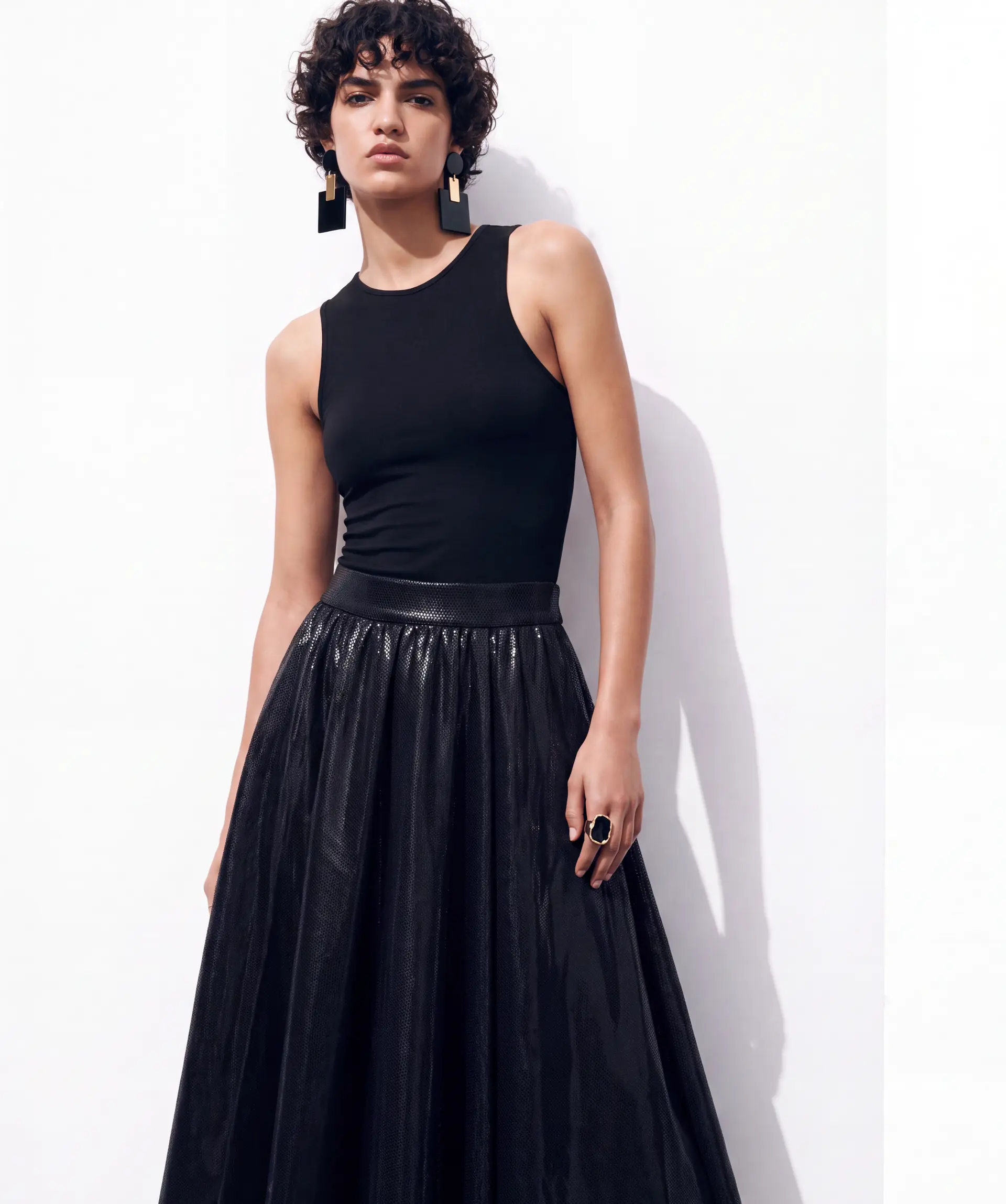 TwirlMosaic Velvet Skirt, photo 4