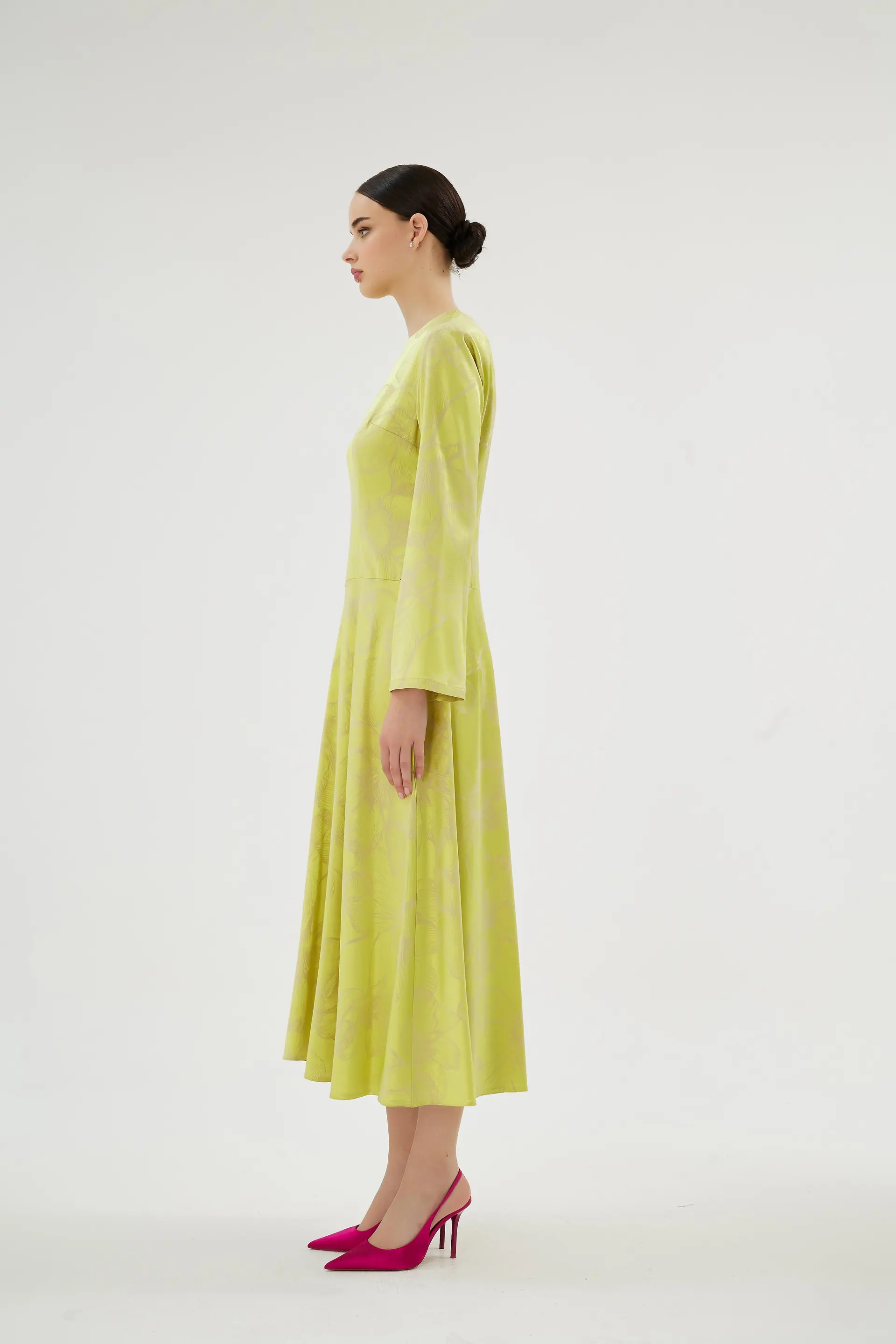 Celeste Floral Midi Dress – Mimosa, photo 4