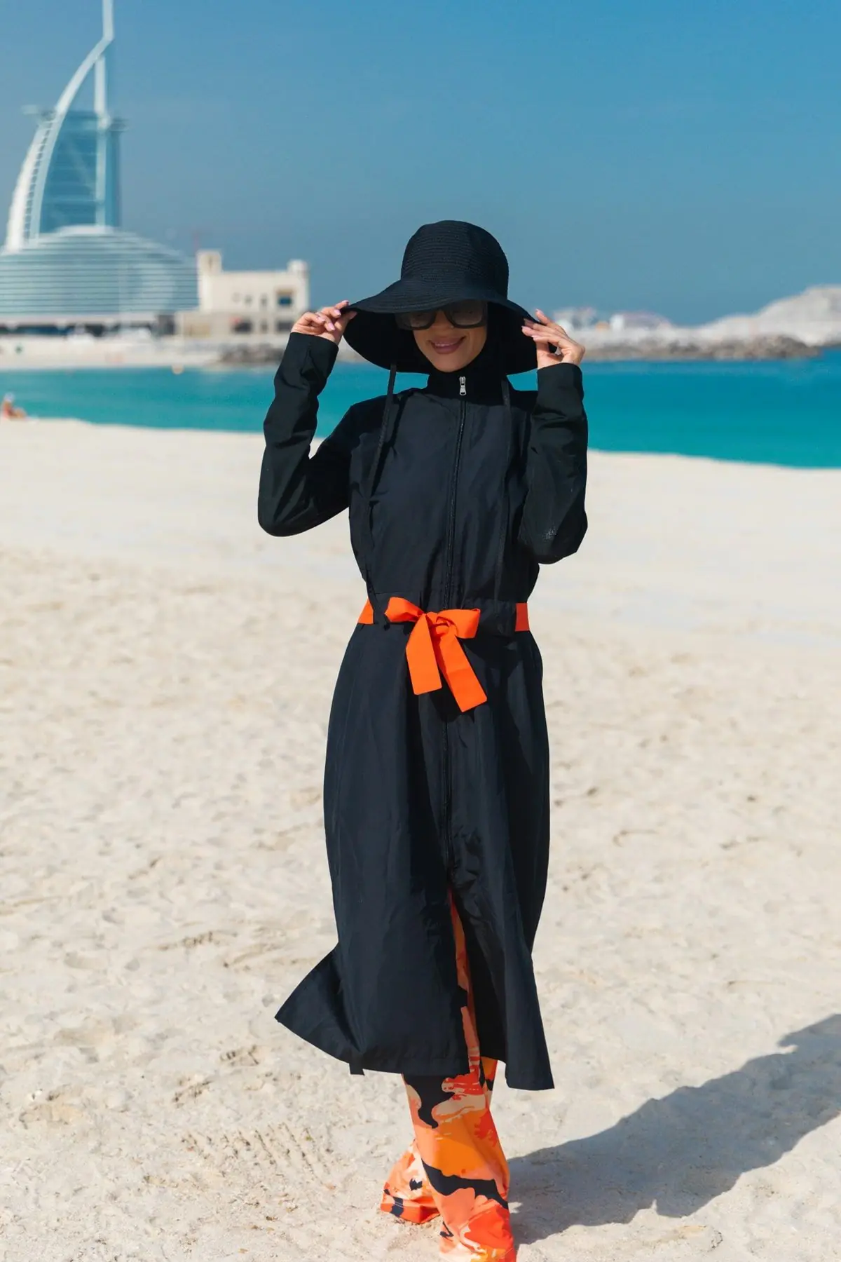 Woven Black Burkini Modest Swimwear M2311, photo 4