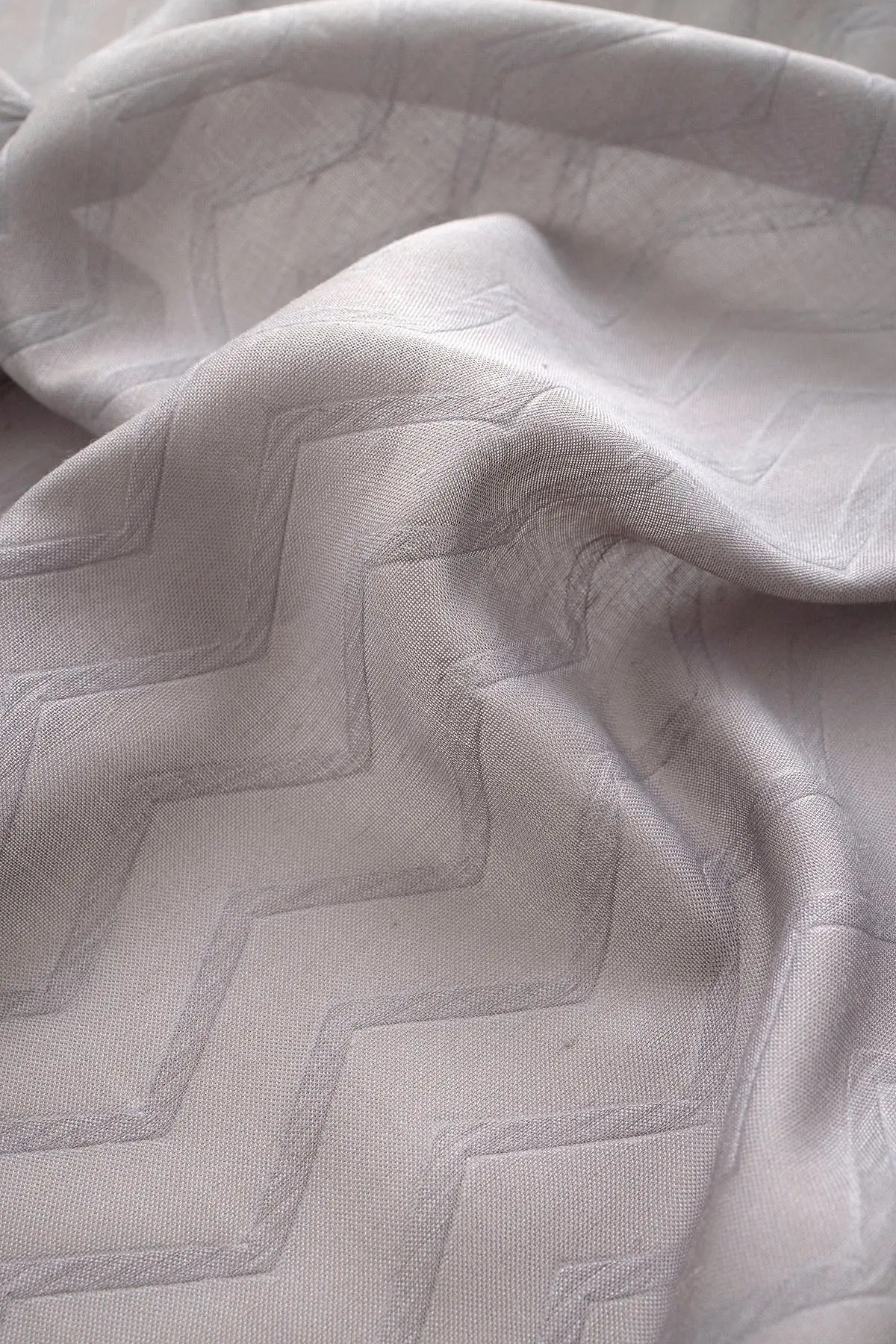 NOA SOFT Zigzag Pattern Shawl – Anthracite