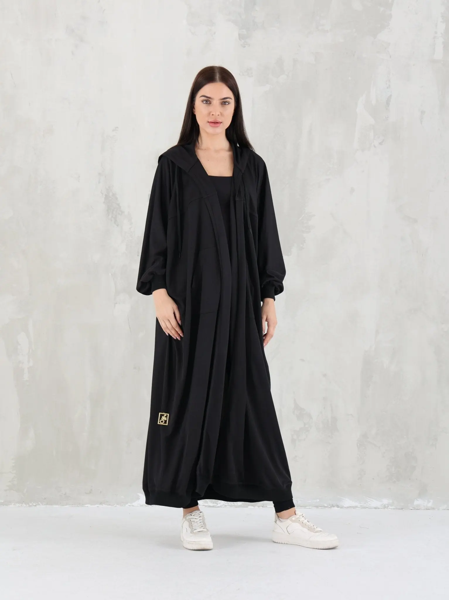 Black Hoodie sporty wear