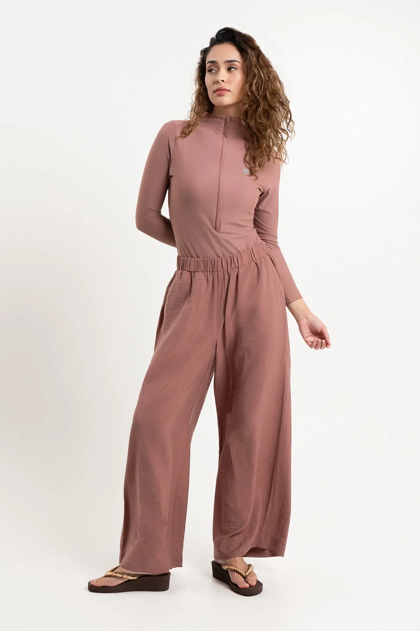 Yara Wide-Leg Pants – Earth, photo 2