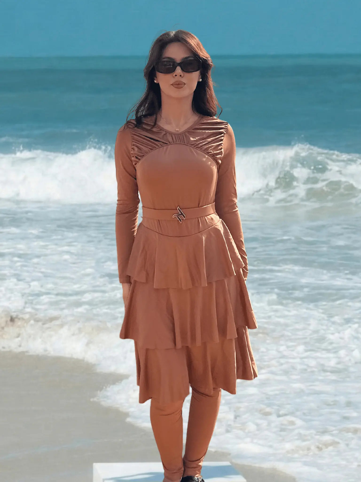 Muse Swim Dress – Sahara, photo 2