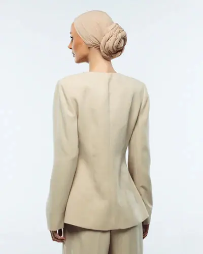 Shams Blouse - Beige, photo 3
