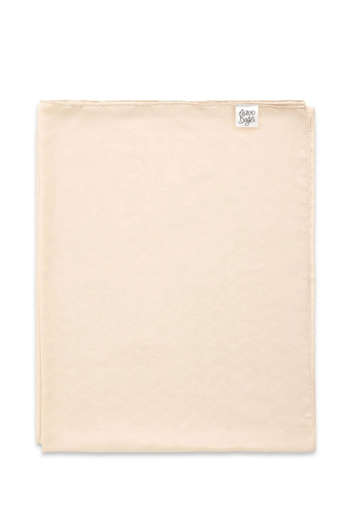 NOA SOFT Zigzag Pattern Shawl – Sand Beige, photo 3