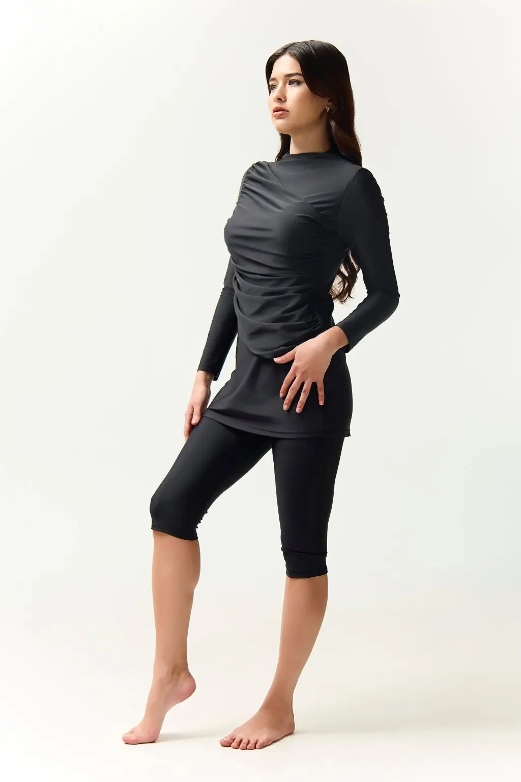 Diana Swim Dress - Black, photo 7