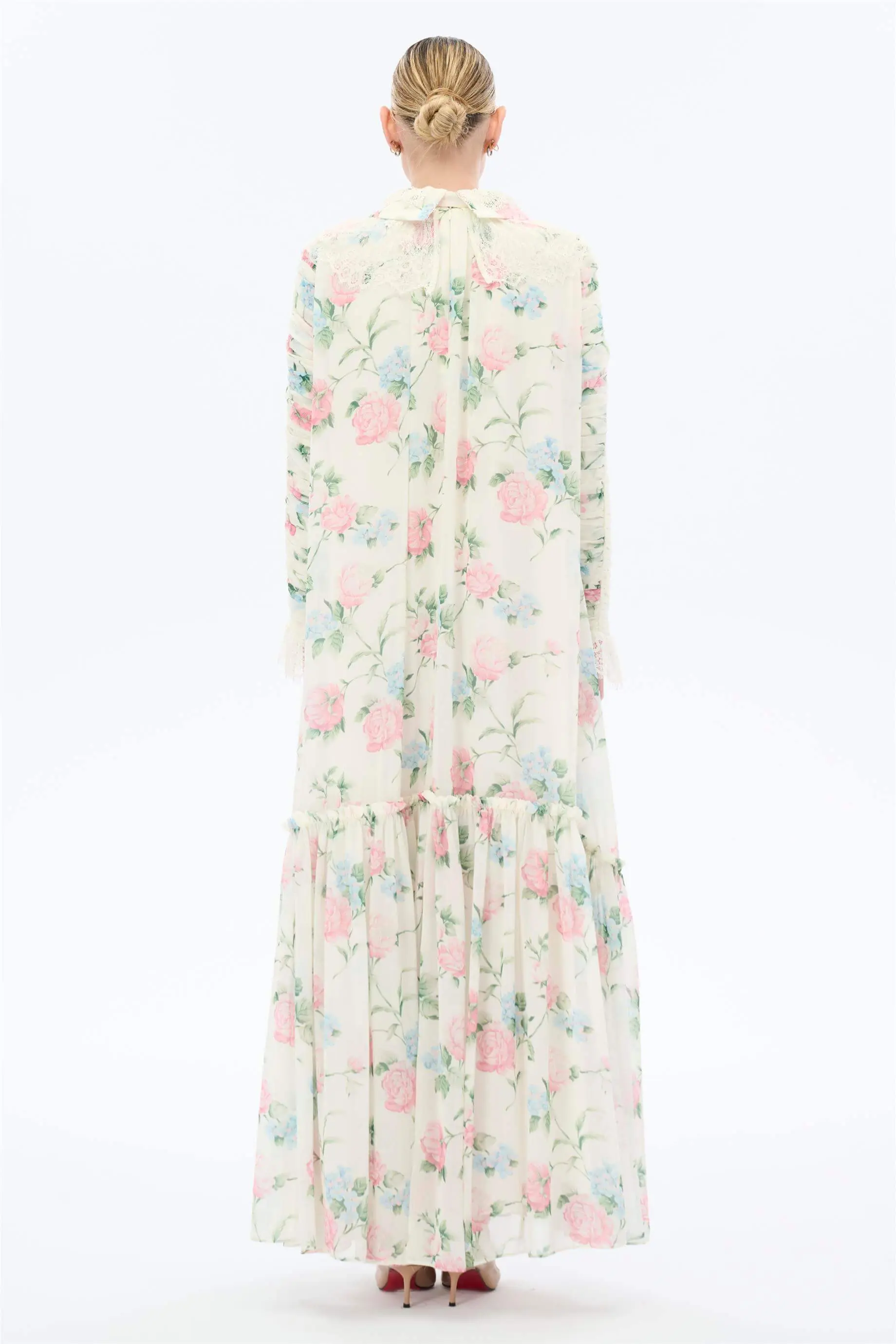 Peony Lace Elegance Maxi Dress, photo 3