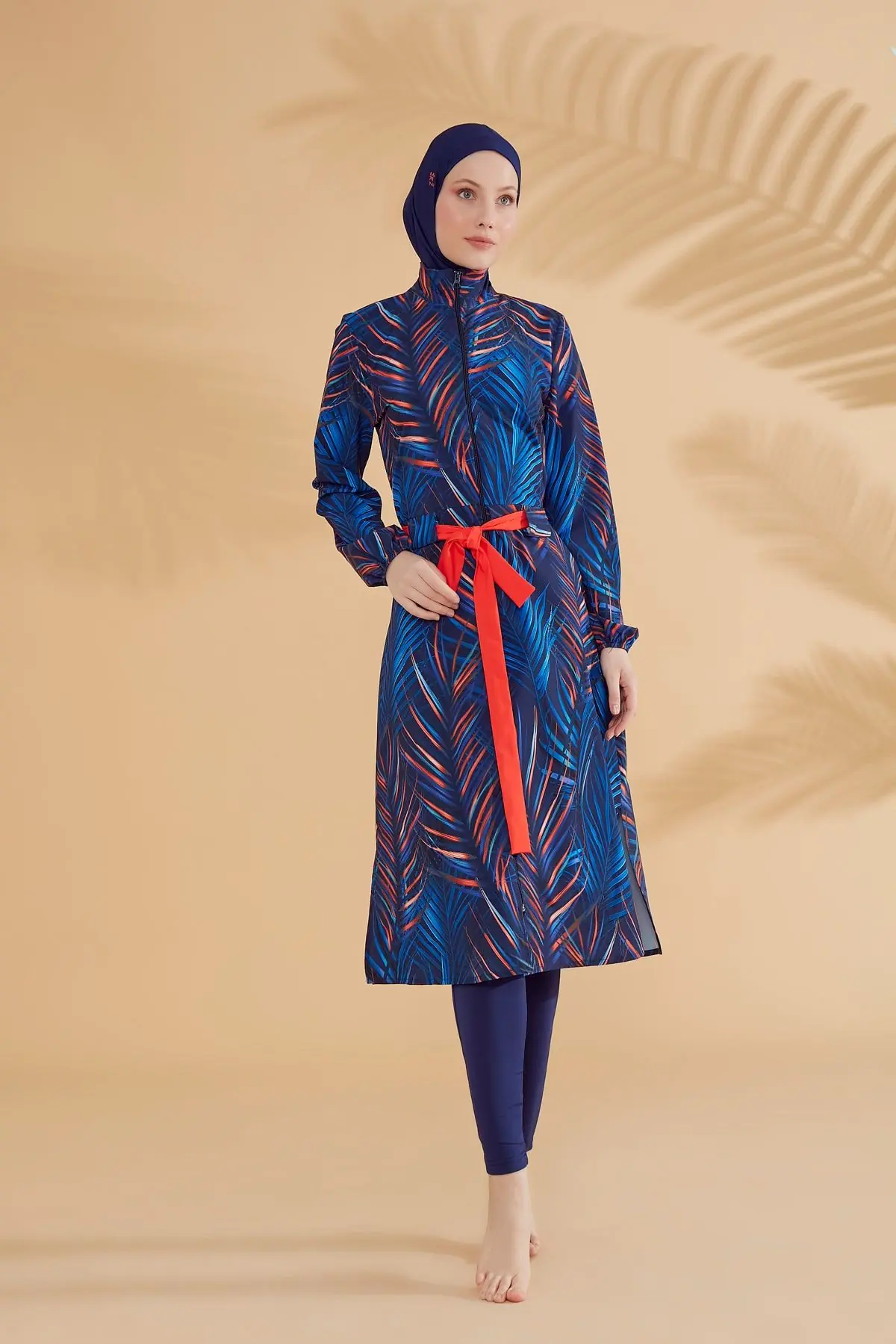 Woven Navy Burkini Modest Swimwear M2305, photo 6