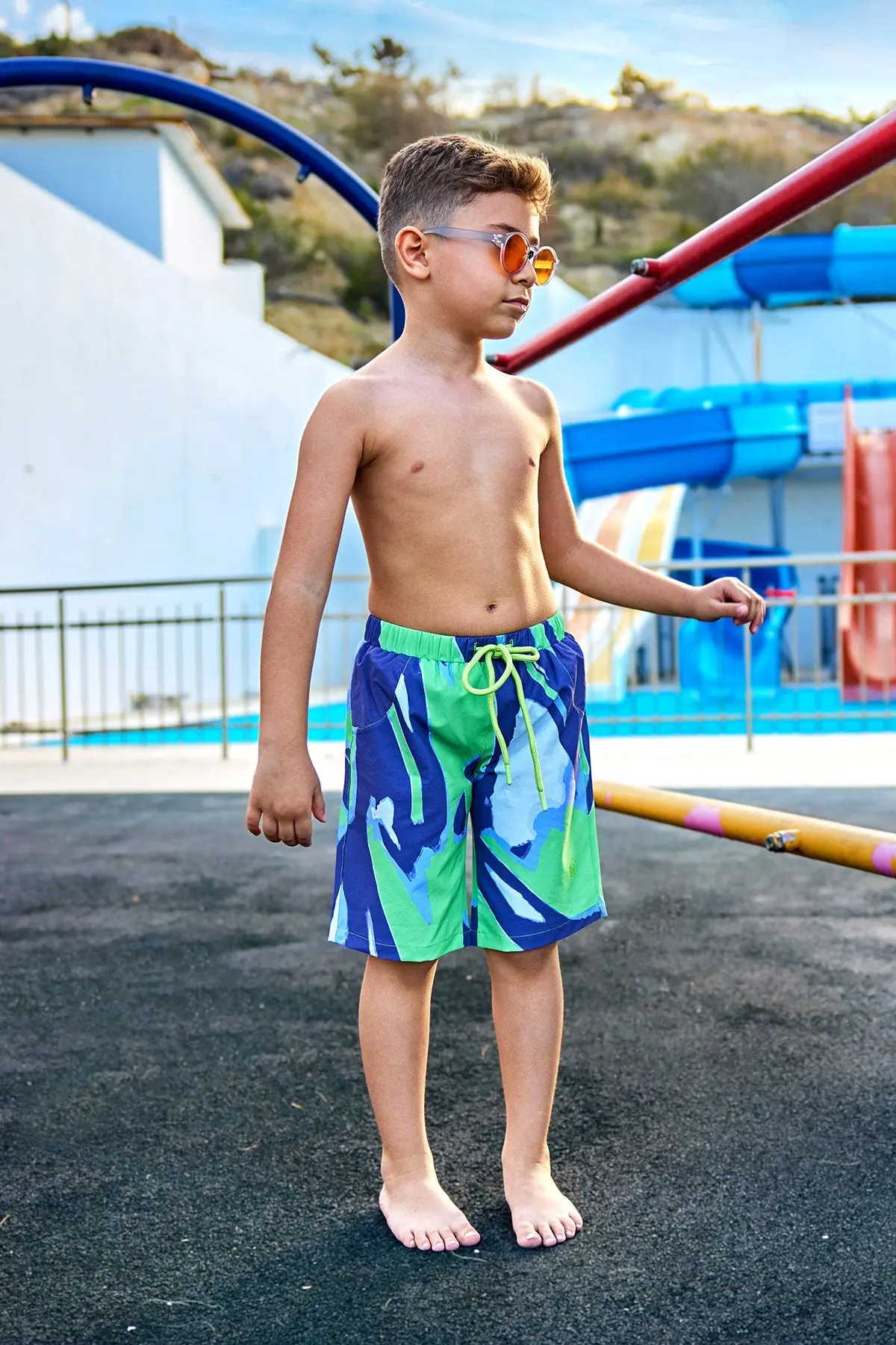 Marina Boys Swim Shorts - Multicolor, photo 2