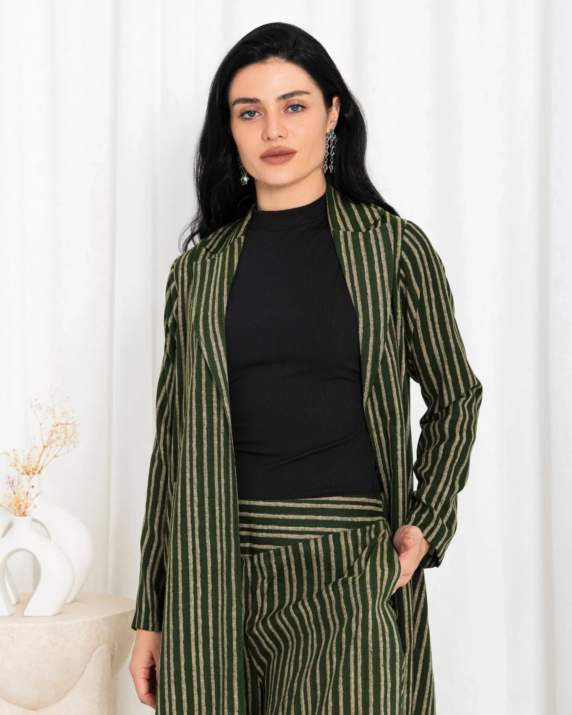Green Stripe Pants, photo 3