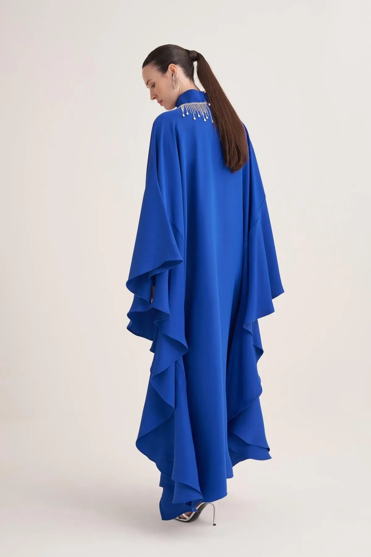 Valeria Evening Kaftan – Sax Blue, photo 4