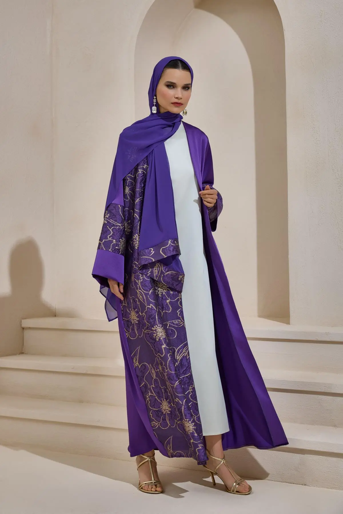 Vera Abaya Set Purple, photo 2