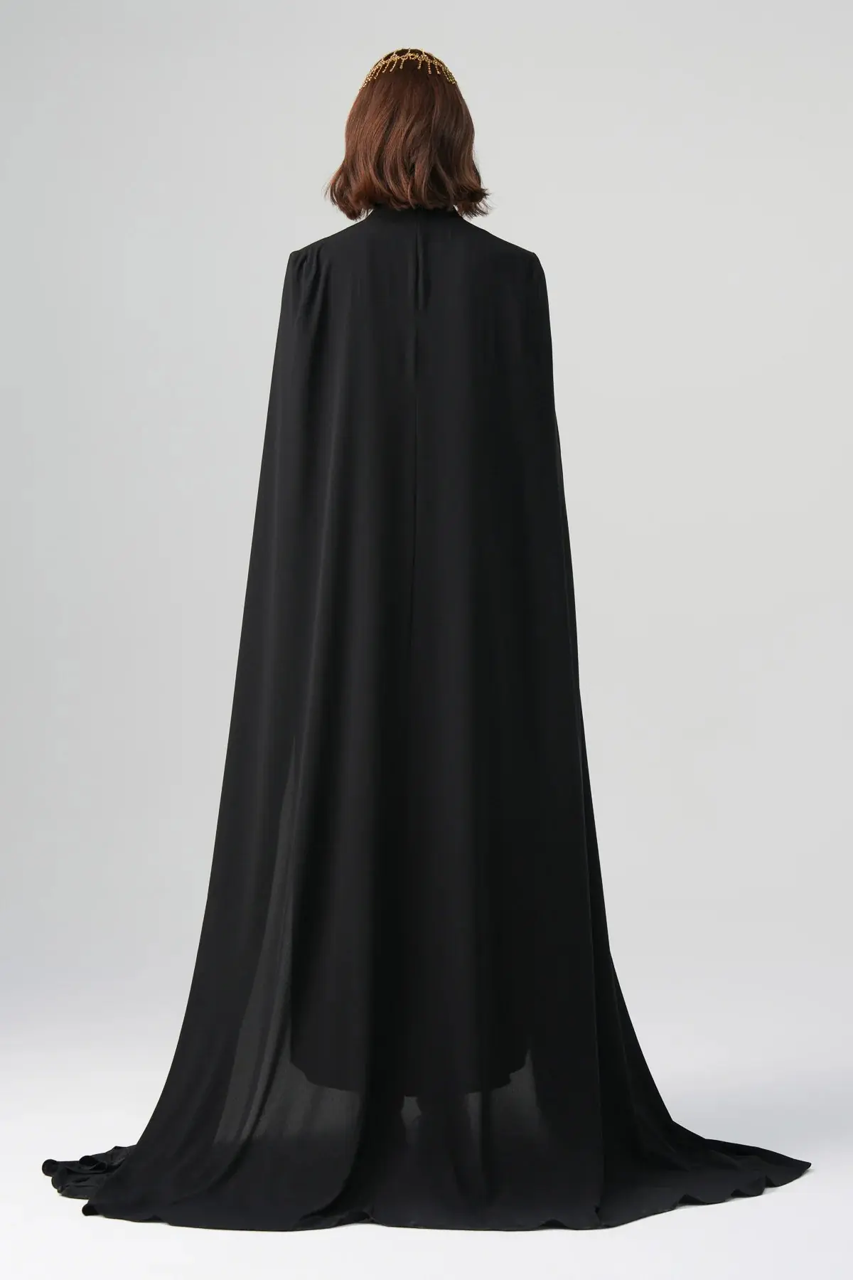 Infinity Cape Dress – Black, photo 7