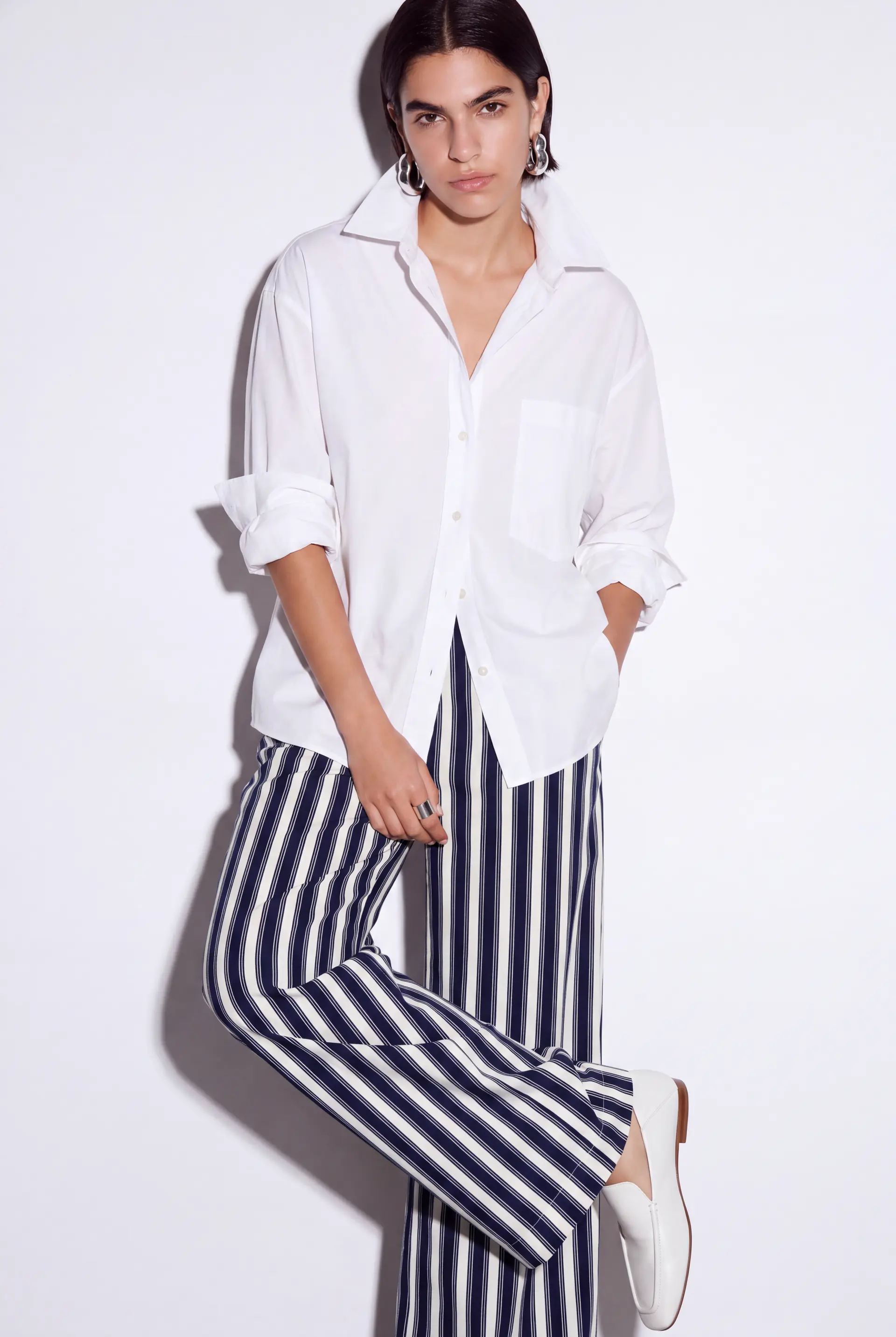 Colette Low Waist Pants 100% Cotton, photo 4