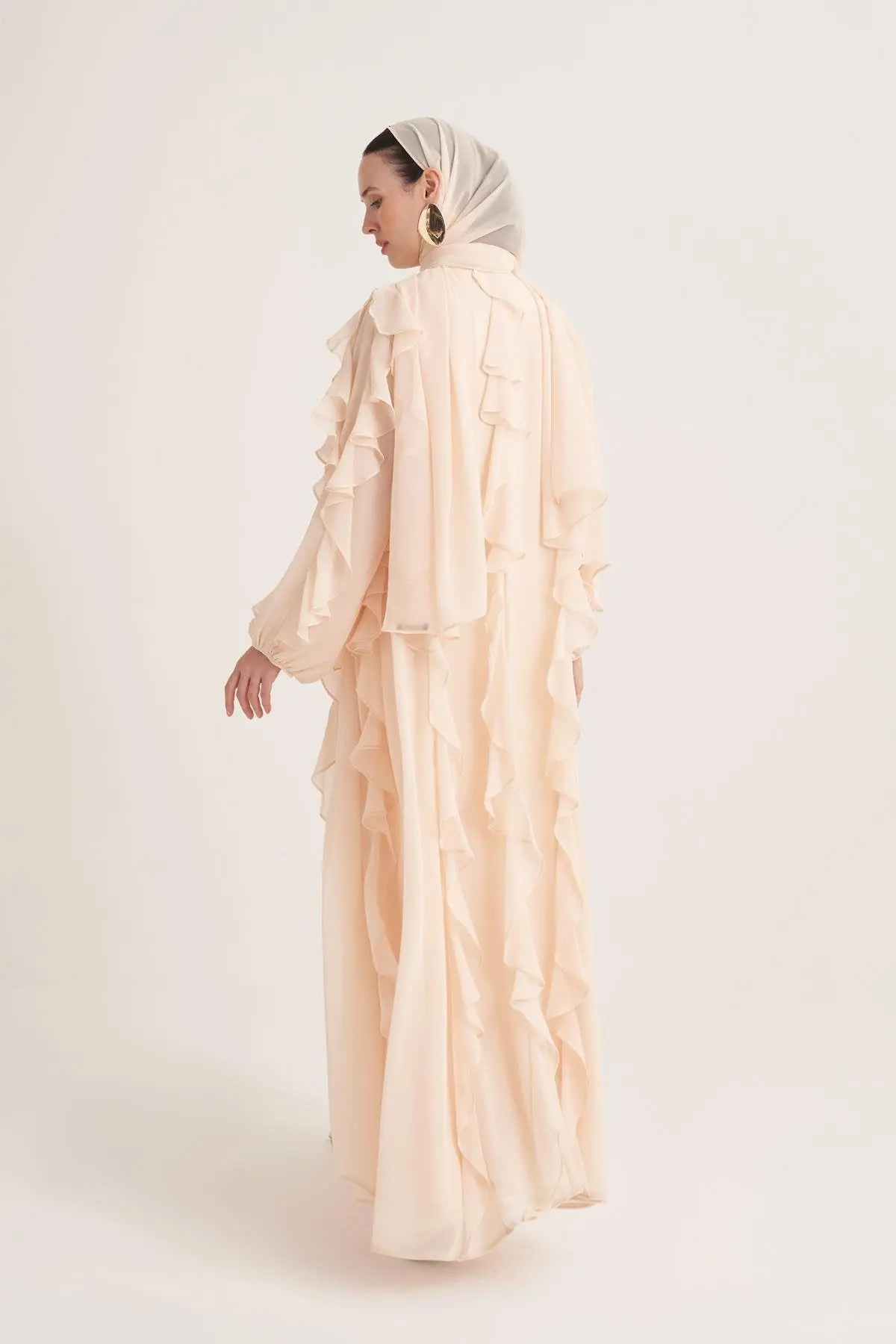 Lola Abaya & Scarf – Light Yellow, photo 4