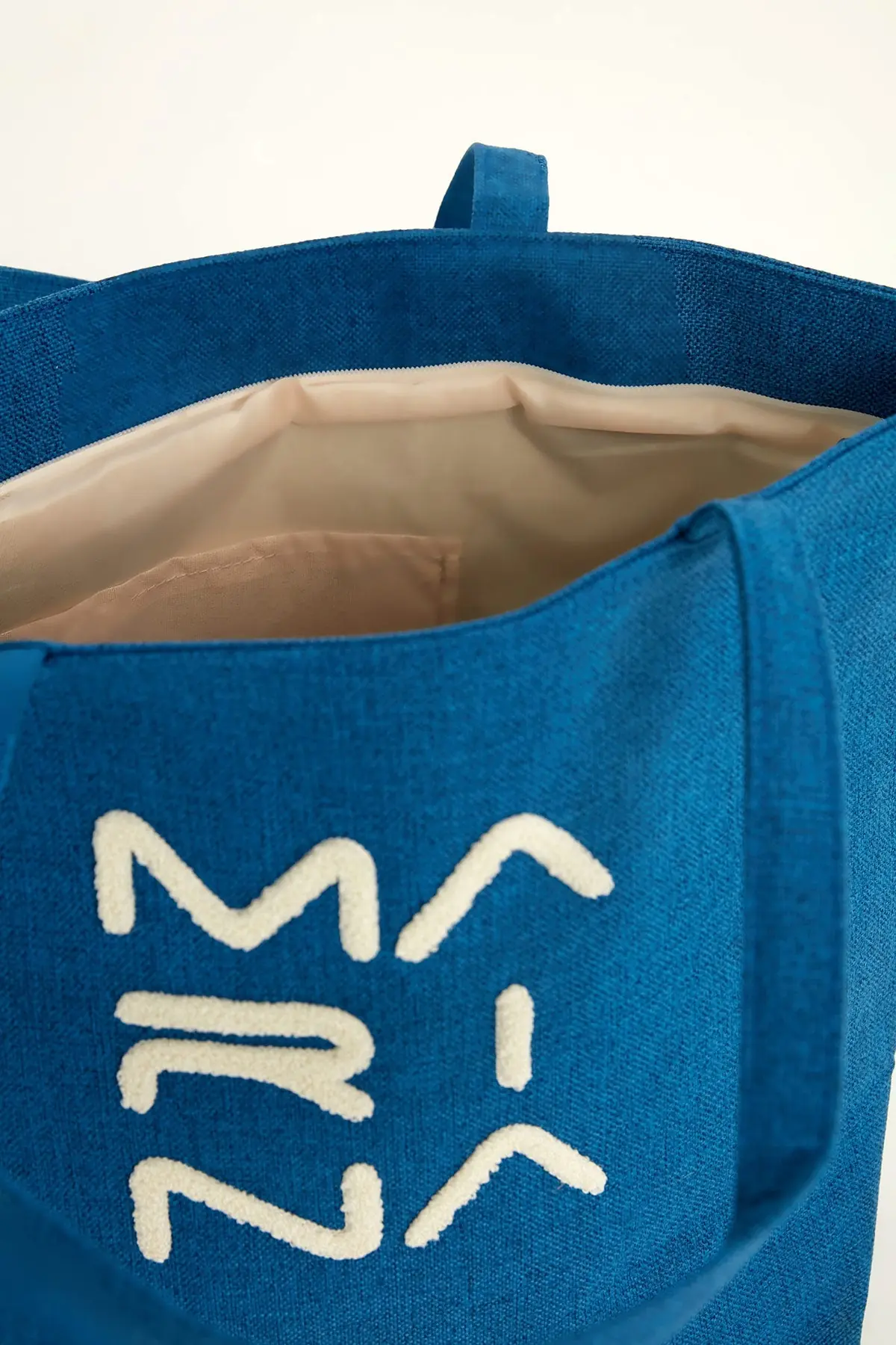 Blue Beach Bag with Zipper CA2501-4, photo 4
