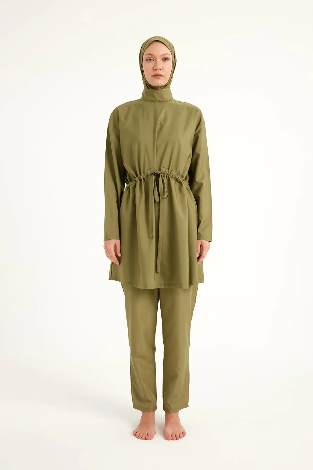Andalus Full Coverage Burkini Set with Front Ruching A2502-5, photo 4