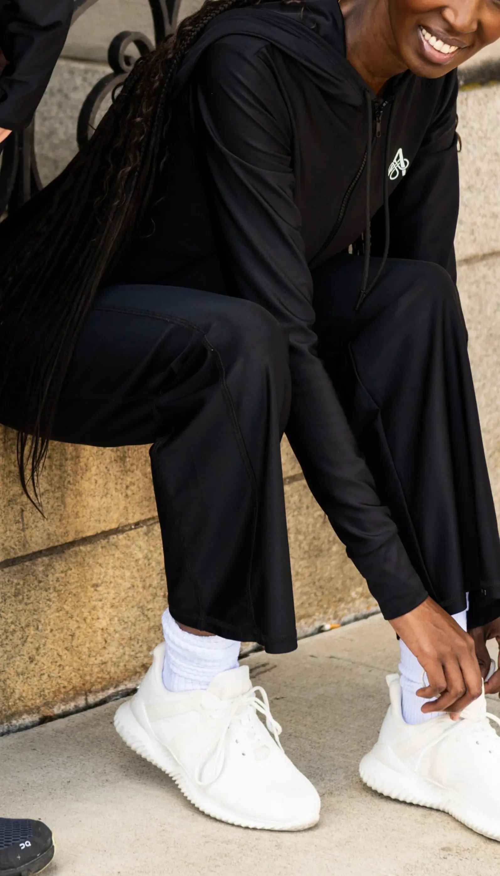 Amy Flared Performance Pants - Noir