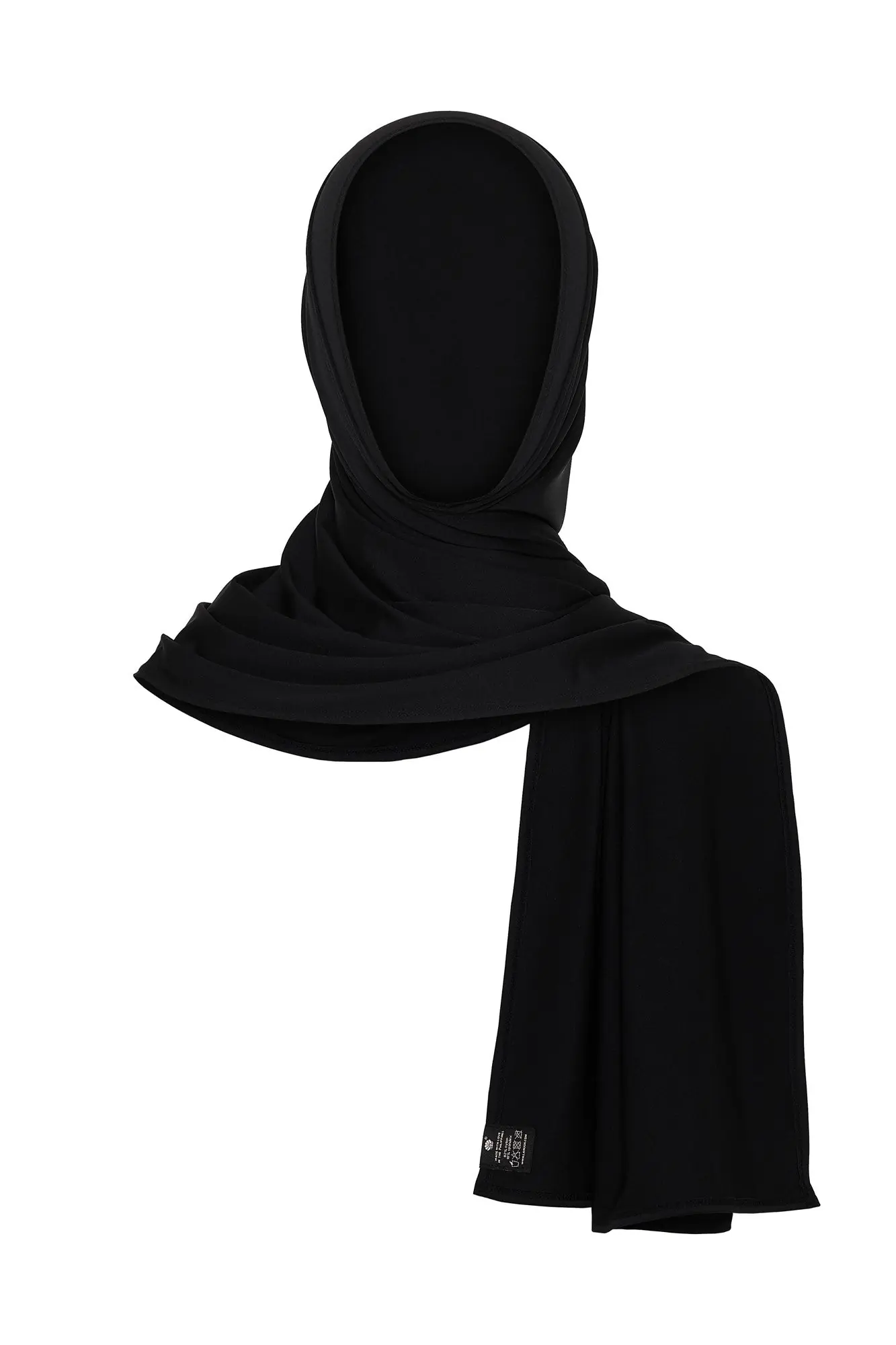 Slip on Scarf - Black, photo 5