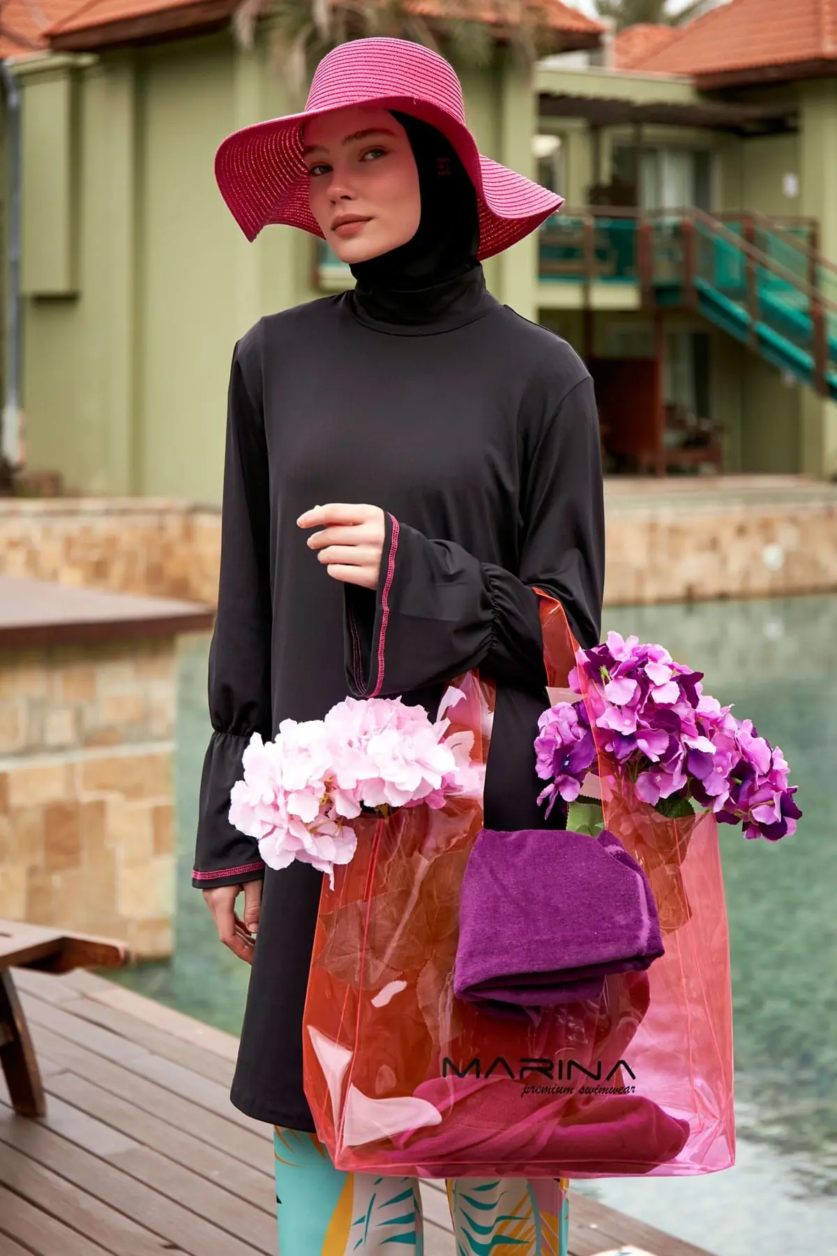 Pink Beach Bag C2402
