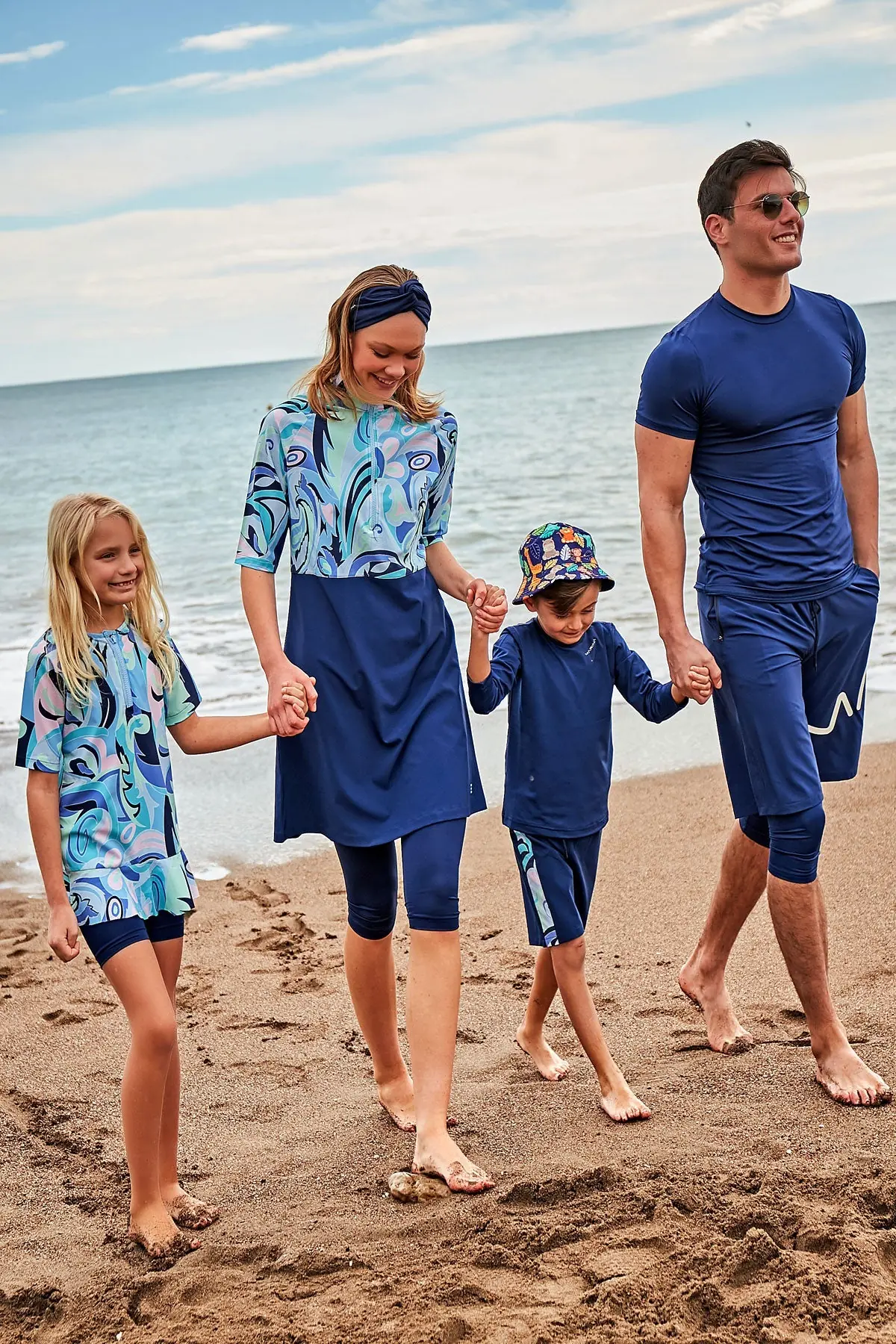 Woven Navy Half Coverage Swimsuit M2460, photo 3