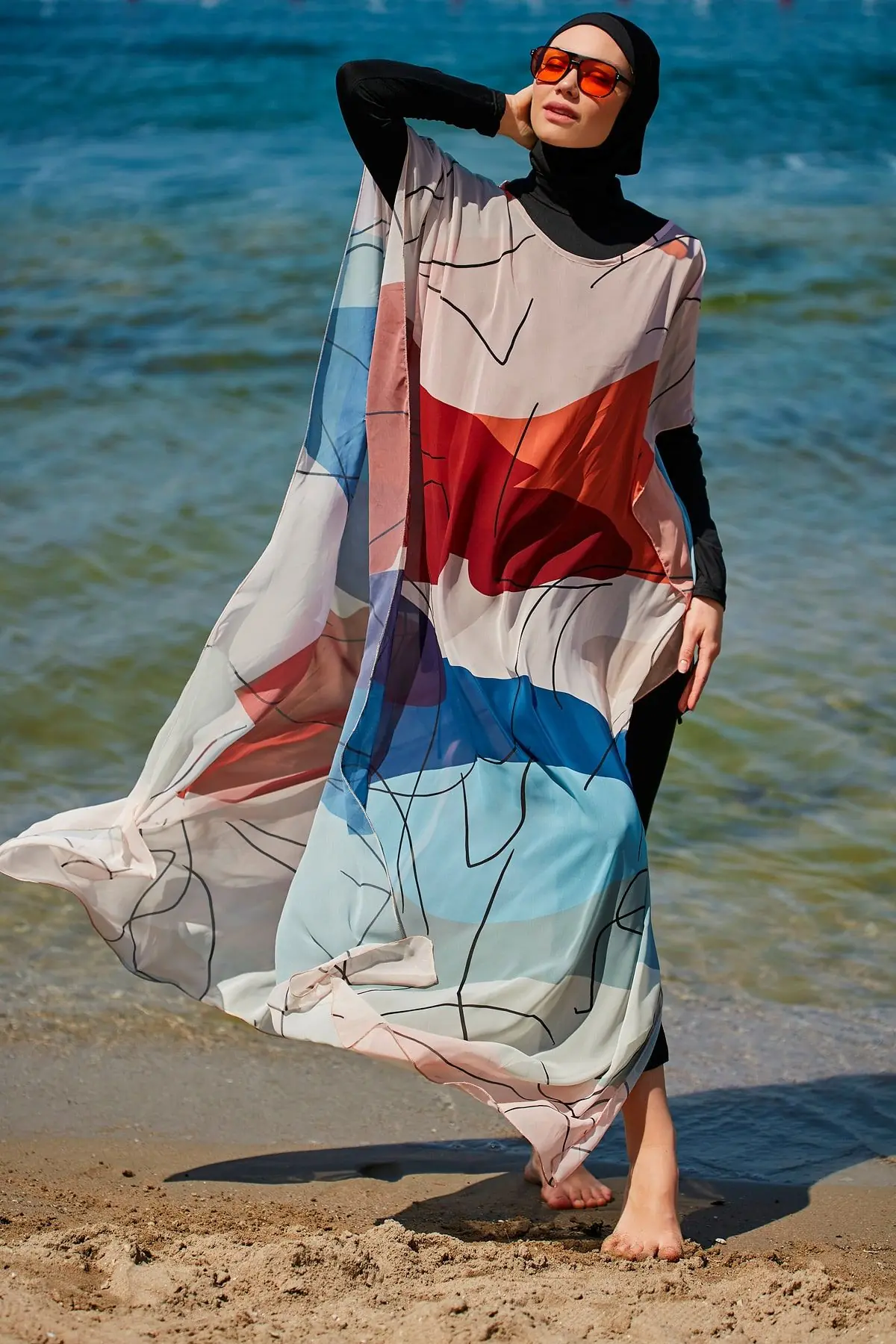 Colourful Pareo Kimono P2340, photo 2