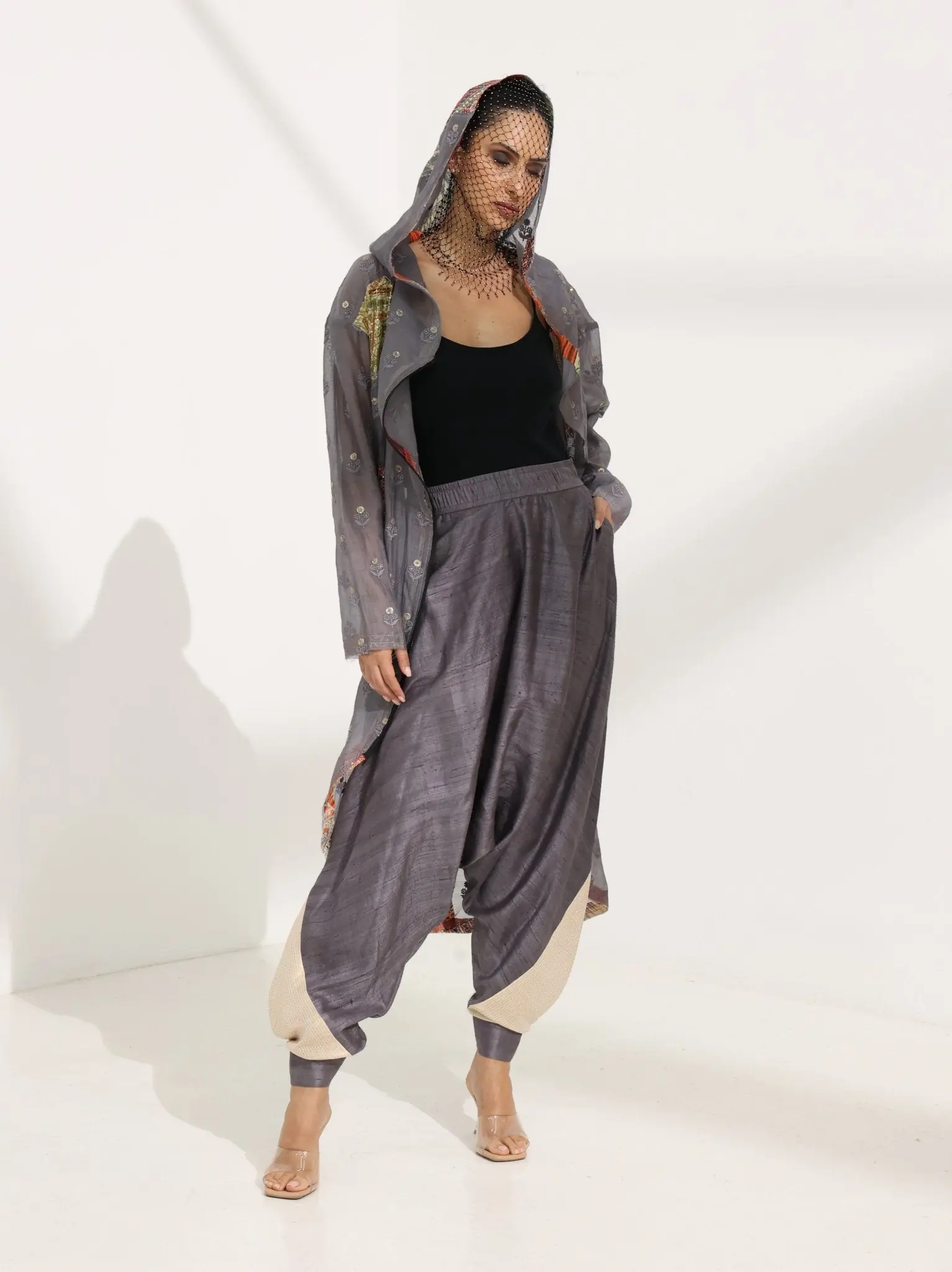 Sukoon — Sukūn Raw Silk Harem Pant