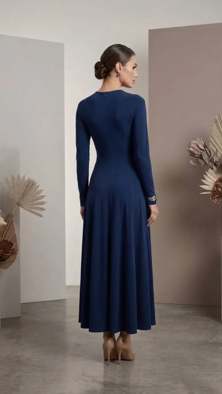 MASAR — Raglan Jersey Dress

Available in Black, Maroon, Dark Blue and Teal Blue, photo 4