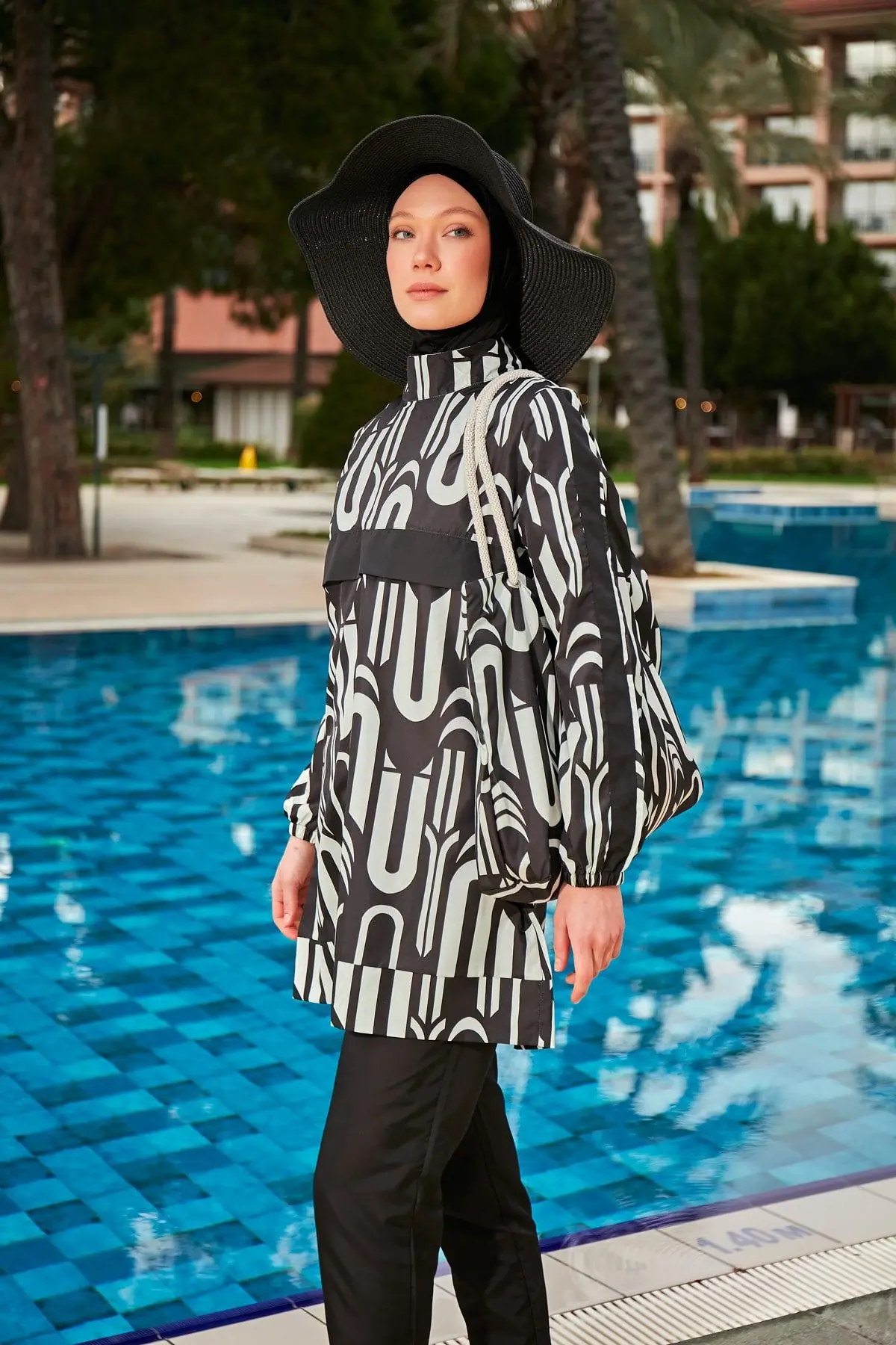 Colourful Burkini Modest Swimwear R2412, photo 2