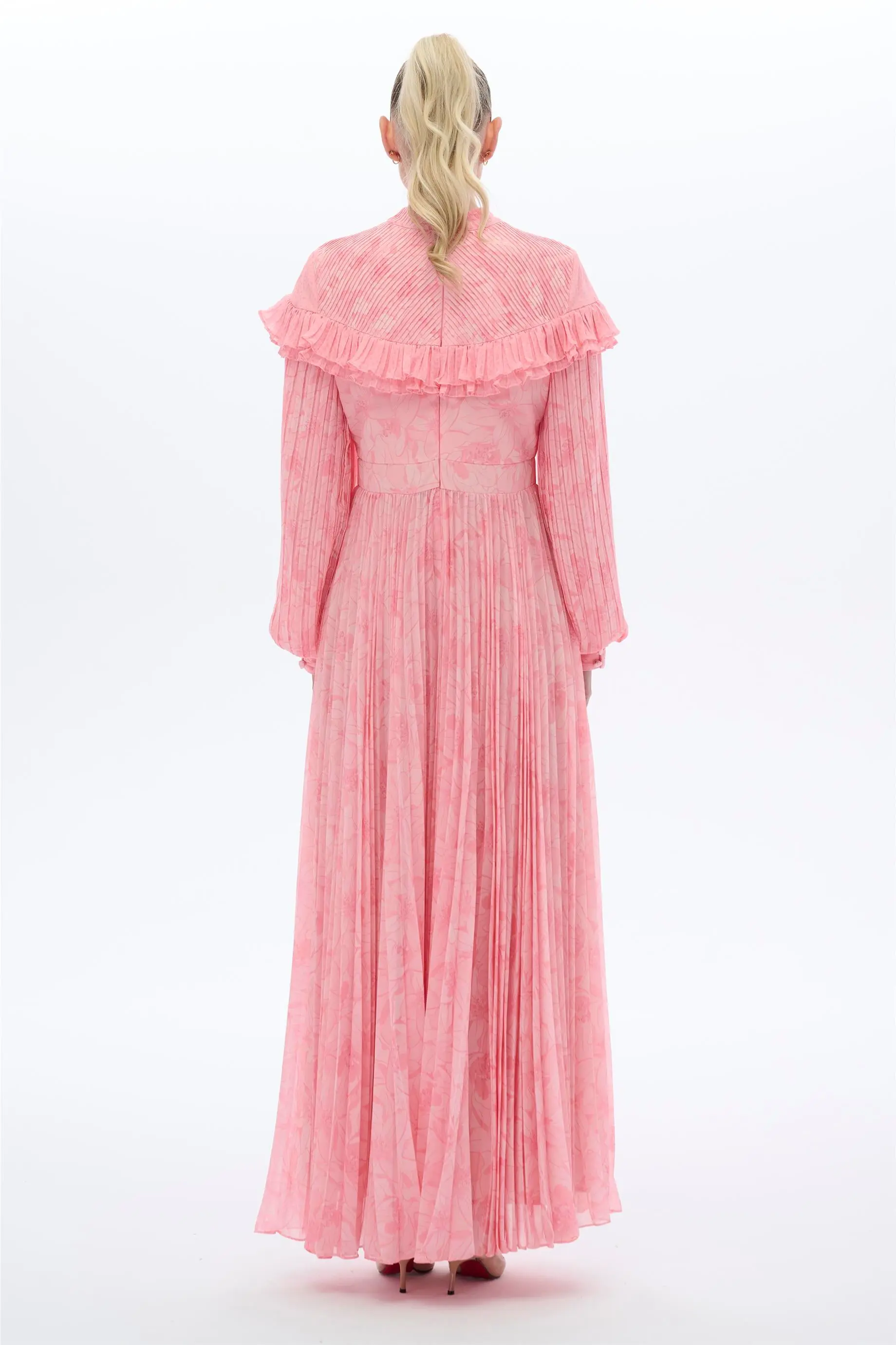 Printed Plata Dress in Pink, photo 4