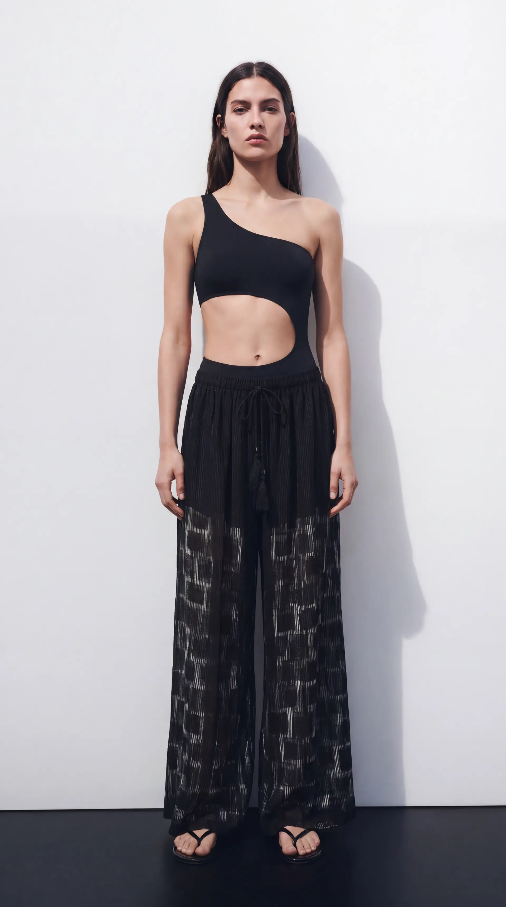 Violaine Pants Transparent Checkered Texture, photo 4