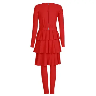 Muse Swim Dress – Scarlet Red, photo 2