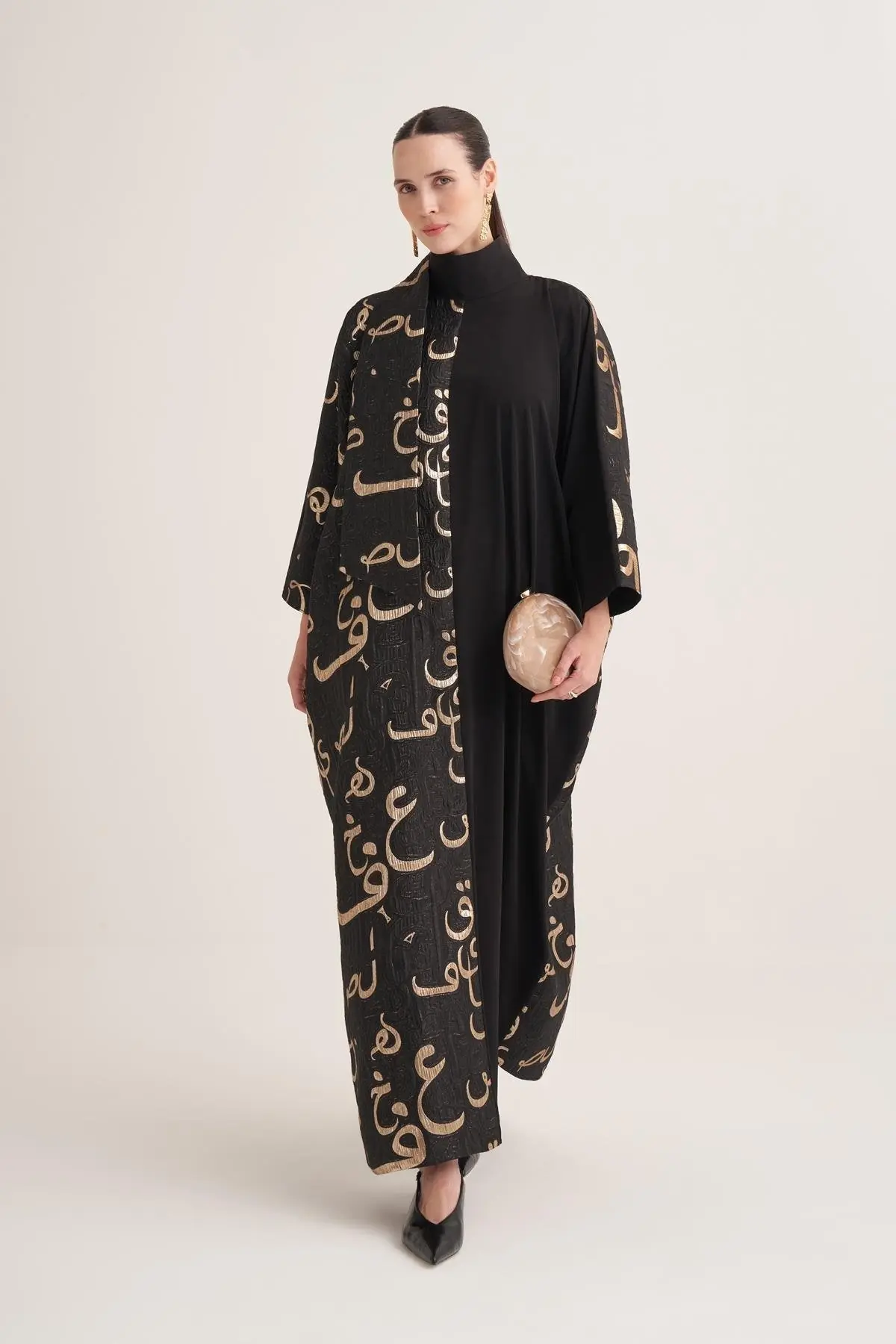 Hilal Evening Kaftan – Black