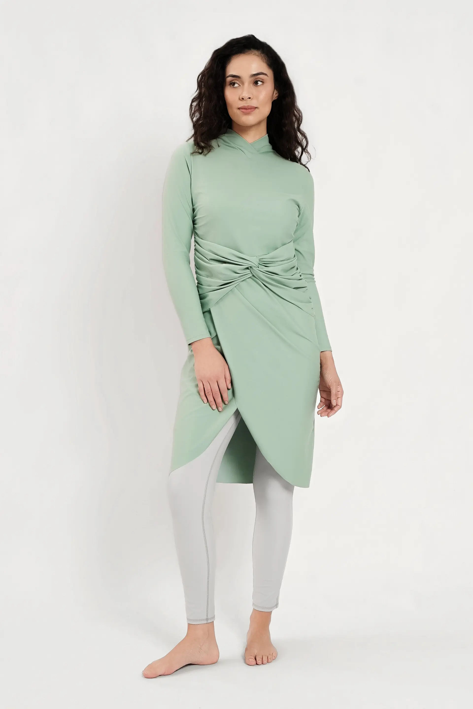 Alba Swim Dress - Sage