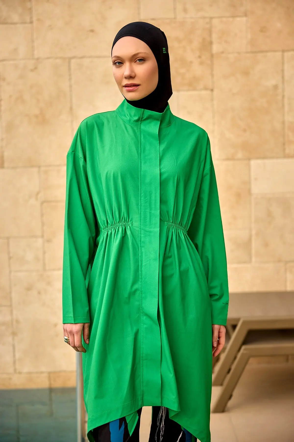 High Performance Full Coverage Burkini Set - Green, photo 2