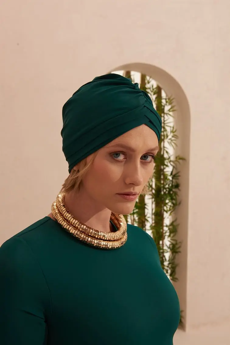 Swimming Bonnet - Dark Green, photo 2