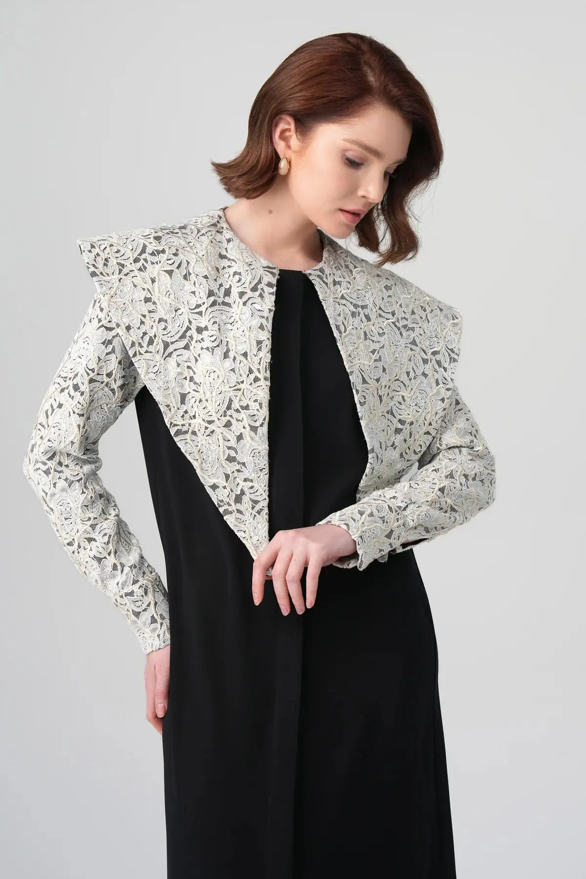 Ravena Contrast Dress – Black, photo 3