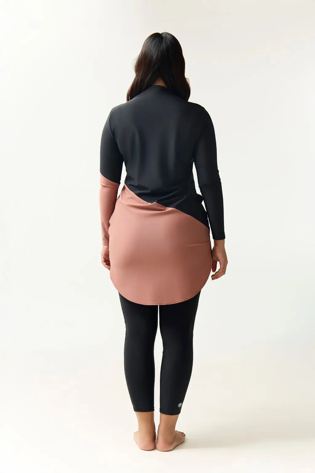Maya Swim Dress - Black/Earth, photo 7
