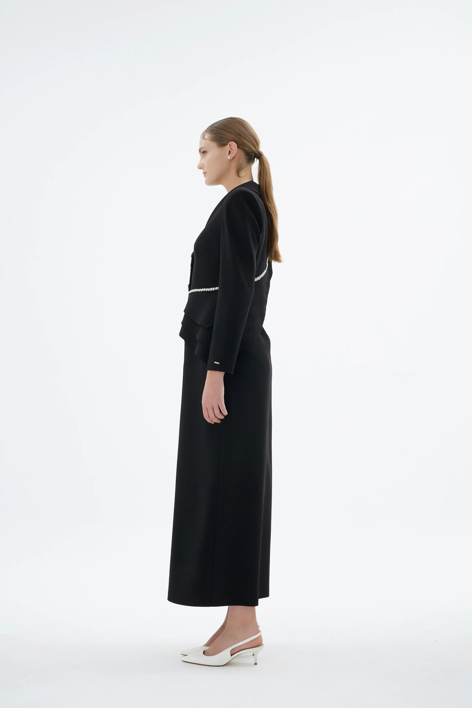 Liana Tailored Jacket Dress – Black, photo 5