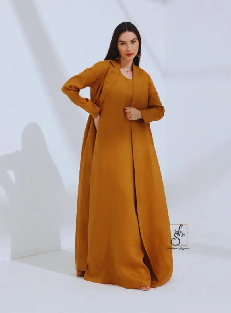 Linen Jacket Style Abaya, photo 5